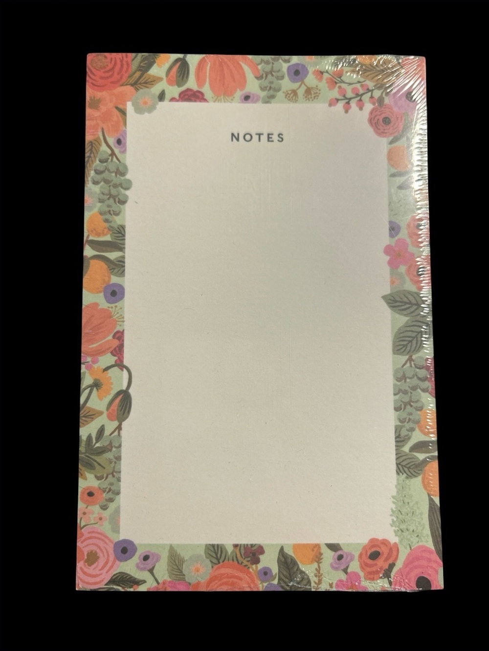 Rifle Paper Co Garden Party Floral Memo Pad 75 Tear Off Pages Notes Notepad BNWT